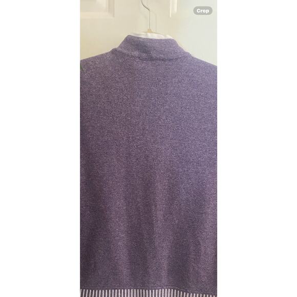 D&D Lifestyle Women's Purple High Neck Full Zip Sleeveless Top Vest Size PM - Picture 5 of 5